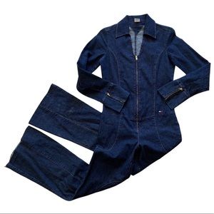 Tommy Hilfiger Sz M 2000s Jumpsuit Full Body Suit